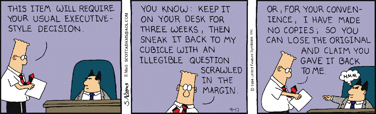 Dilbert Cartoon